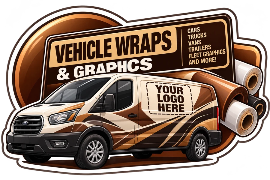 Vehicle Wraps & Graphics illustration