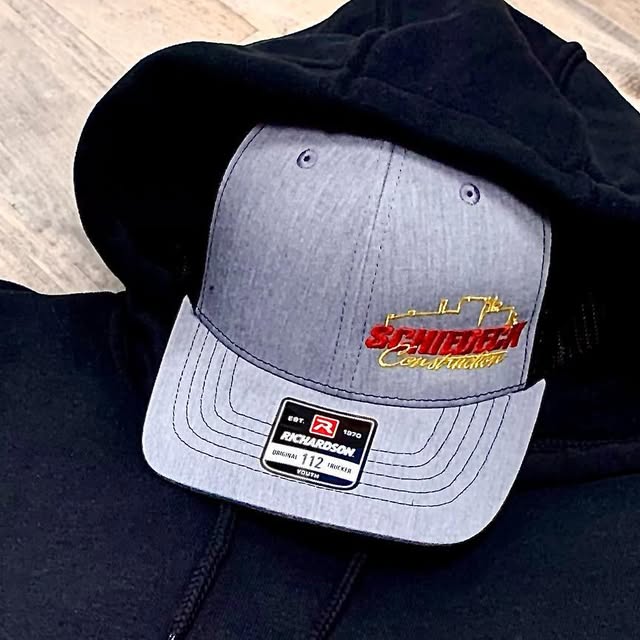 Custom embroidered Richardson cap featured in the current InkLab demo